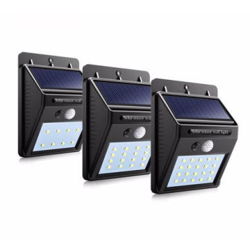 LED Lavatory Lights Garage Lights Sensor 8LED Solar Wall Light